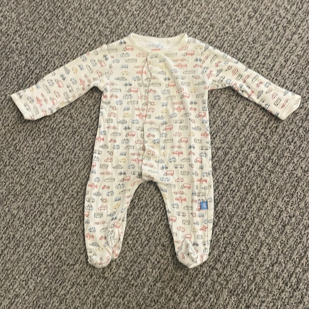 Magnetic Me Transportation Footie PJs 0-3